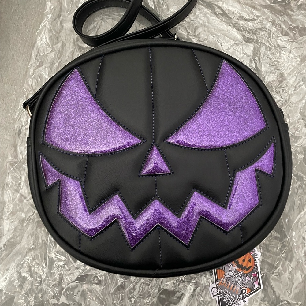 Love pain and stitches black and purple